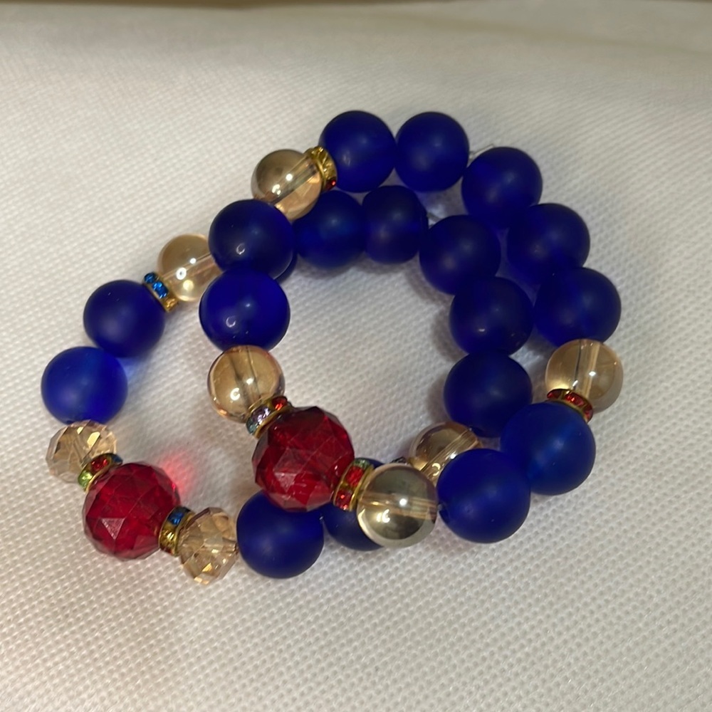Beaded Bracelet, 2-Piece